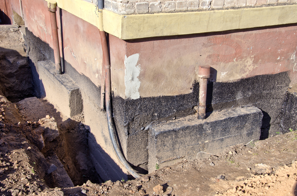 concrete lifting or foundation piering