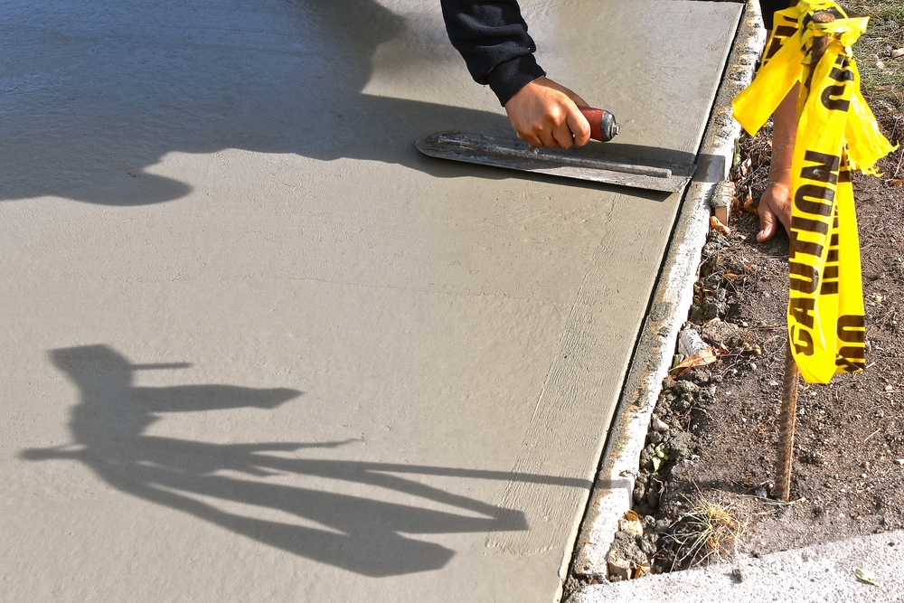 How concrete slab level works for damaged sidewalks