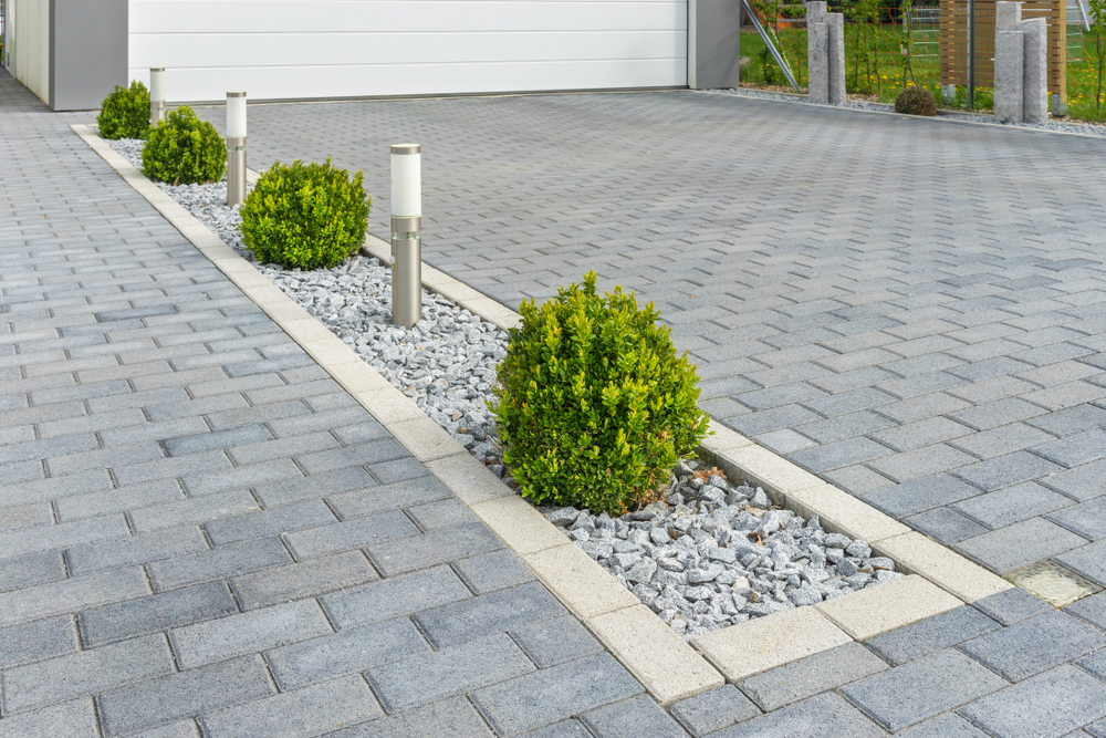 concrete spring runoff garden