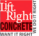 Lift Right Concrete Logo