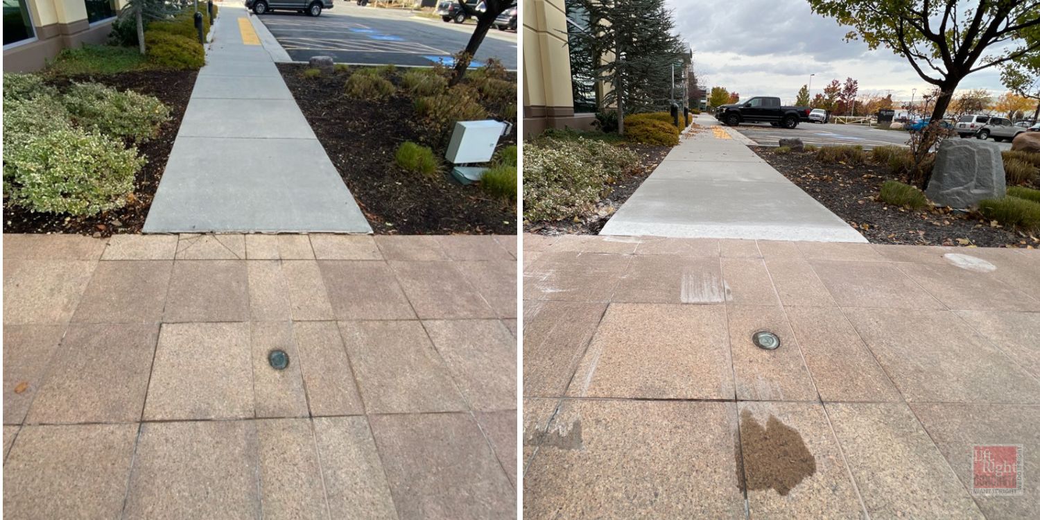 Business & Commercial Concrete Walkway Trip Hazard Leveling Services by Lift Right Concrete
