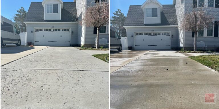 Concrete driveway leveling West Jordan UT