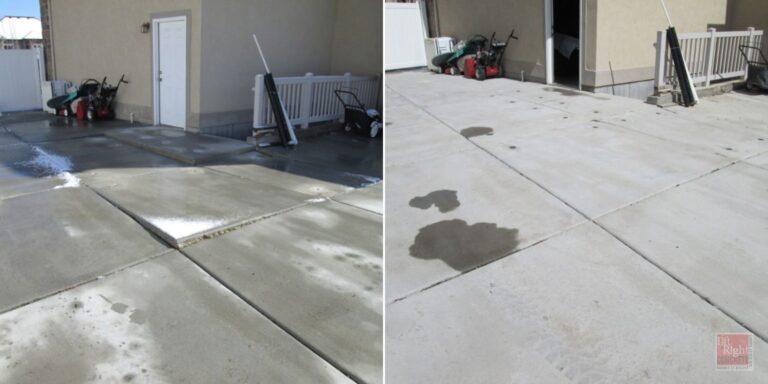 Concrete patio leveling West Jordan UT