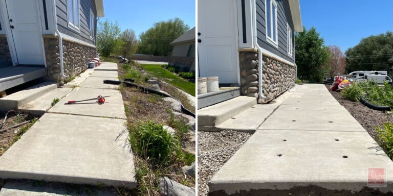 Walkway and sidewalk leveling West Jordan UT