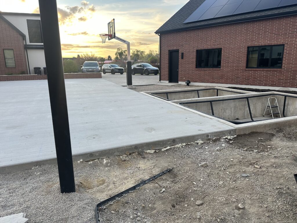 Sport court in Provo Utah after DeepLock soil stabilization