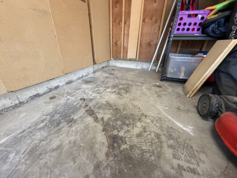 West Jordan garage floor after concrete lifting